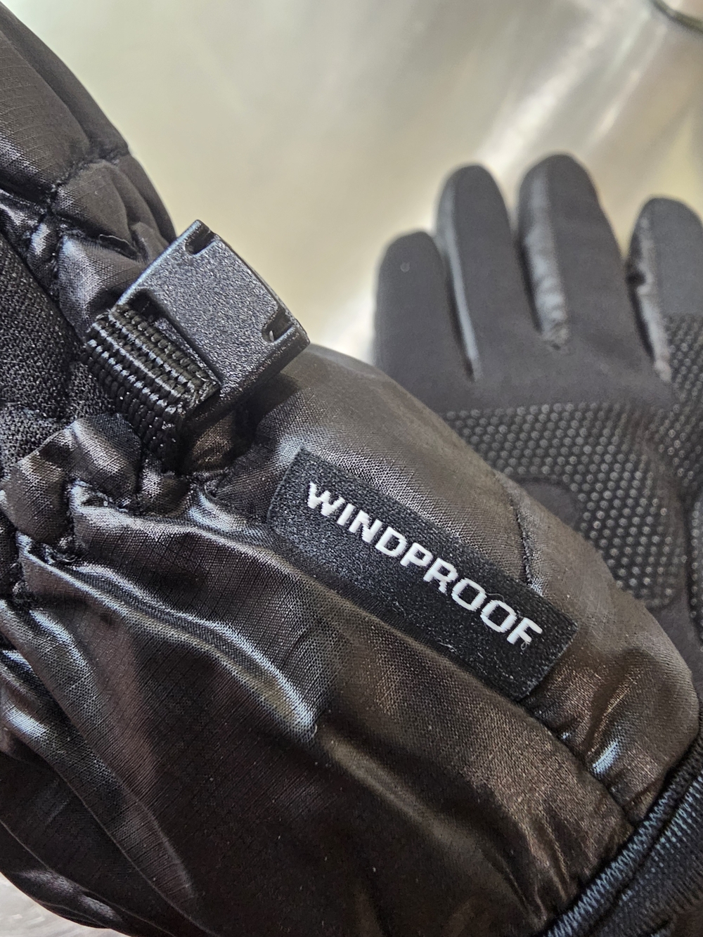Head Black Windproof Ski Gloves
